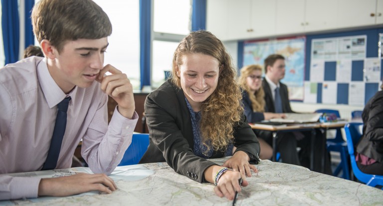 Sixth Form, Geography Lesson, Truro School