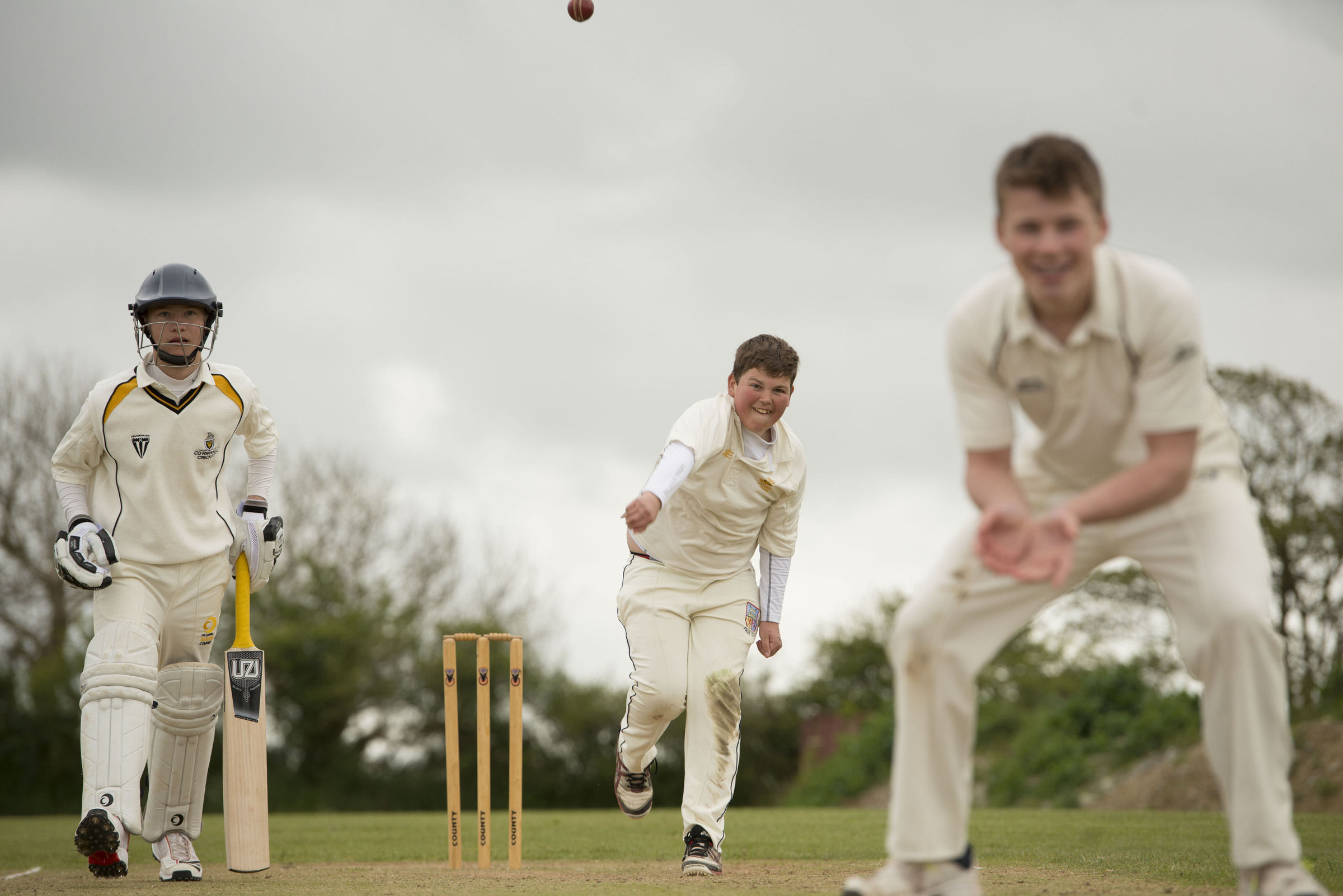 Cricket, School, England, Truro, Cornwall