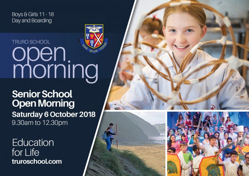 Independent School Cornwall Open Event October Truro School