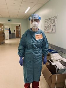 Bex on one of her first shifts on Cardio Thoracic Critical Care Unit (CTCCU)